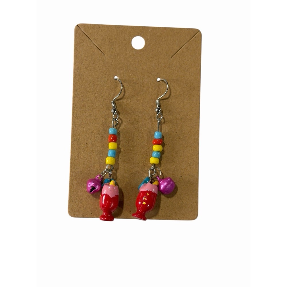 NEW Novelty Fashion EARRINGS beaded dangle hook